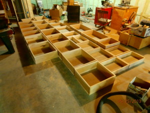 production run of 28 drawers