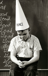 dunce-cap