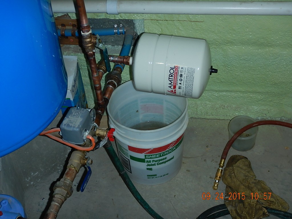 Attach to system, throw the valve, and use compressed air to inject H2O2 into the system.  Worked like a charm.