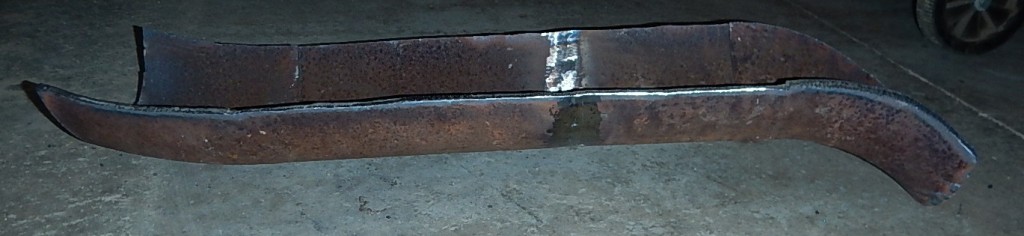 Curvy steel trough